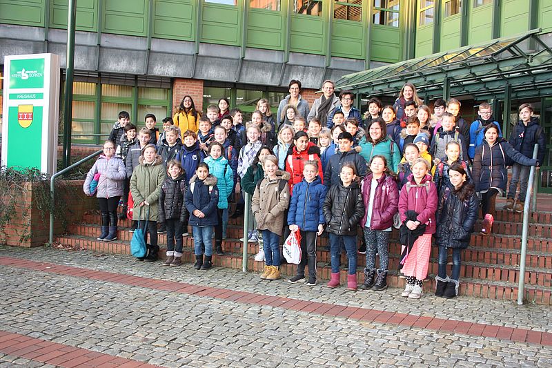 Hilgenberg-Grundschule aus Stadtlohn erkundeten das Borkener Kreishaus