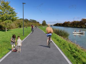 Münster Kanalpromenade Planung für nördlichen Abschnitt abgeschlossen